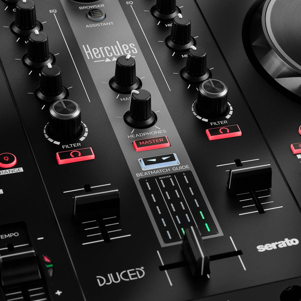 Hercules AMS-DJC-INPULSE-300-MK2 DJControl Inpulse 300 2-Deck USB DJ Controller for Serato DJ Lite and DJUCED