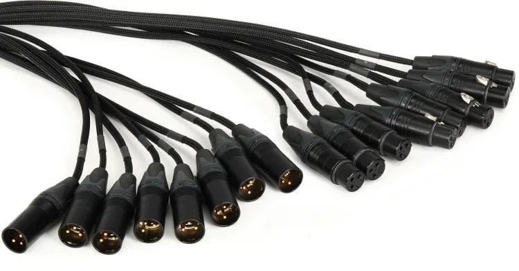 Mogami GOLD 8 XLR-XLR-100 8-channel XLR Male to XLR Female Snake Cable - 100 foot