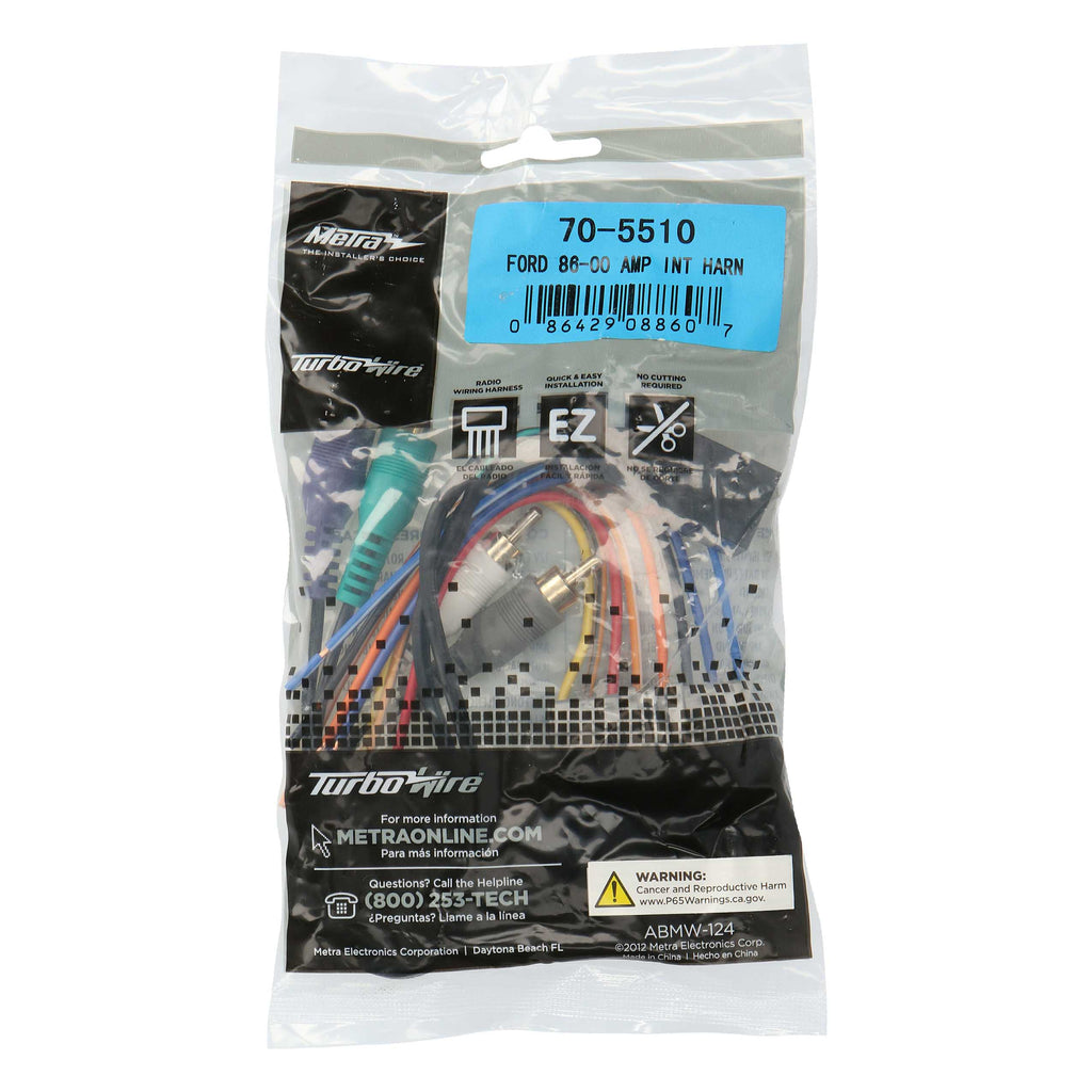Metra 70-5510 Radio Replacement Harness - Compatible Fits for Ford / Lincoln / Mercury / Nissan 1973-2000