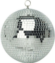 Load image into Gallery viewer, 8" Mirror Balls Silver Covered with Tiny Mirrored Squares