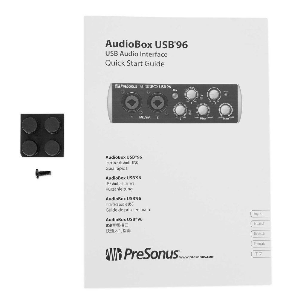 PRESONUS AUDIOBOX 96 Audio Interface For Zoom Video Conference Streaming