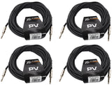 (4) Peavey PV 50' Foot 14-Gauge 1/4