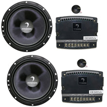 Charger l'image dans la galerie, Diamond Audio DES65C 6.5" 2-Way Component System 25mm Aluminum Dome Tweeter