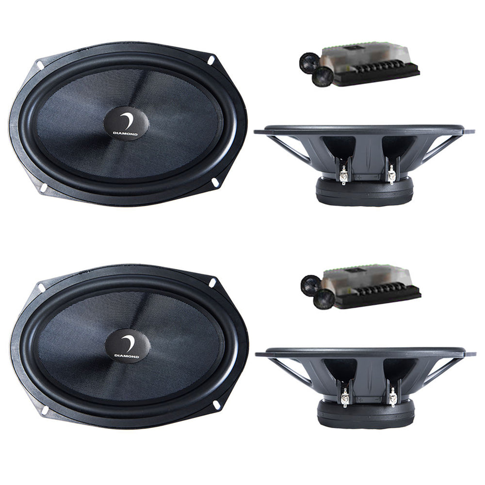 2 Diamond Audio DES69C DES Series 6x9" 2-way Component System