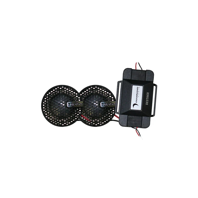 Diamond Audio DESTAK 1"(25mm) Add-on Aluminum Dome Tweeter Kit with Crossover
