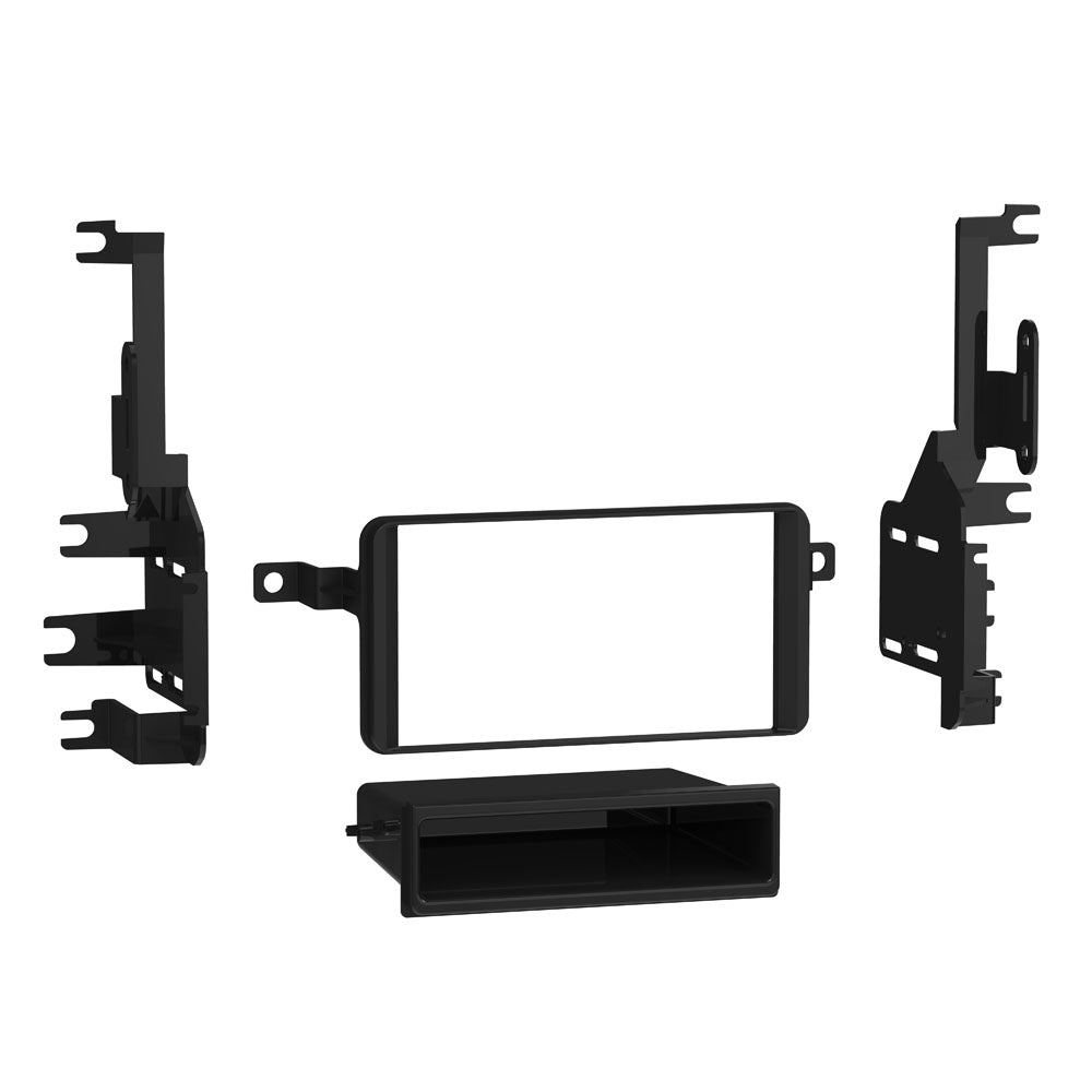 Metra 99-8268 Single/Double-DIN Car Stereo Dash Kit Compatible Fits Toyota Highlander without Navigation 2001-2007 / Sequoia 200