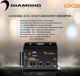 Diamond Audio LOC22 2-Channel (2 IN / 2 OUT) Line-Output Converter