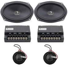 Charger l'image dans la galerie, Diamond Audio DE69C 6"x9" 75W RMS Elite Series 2-Way Component Speaker System