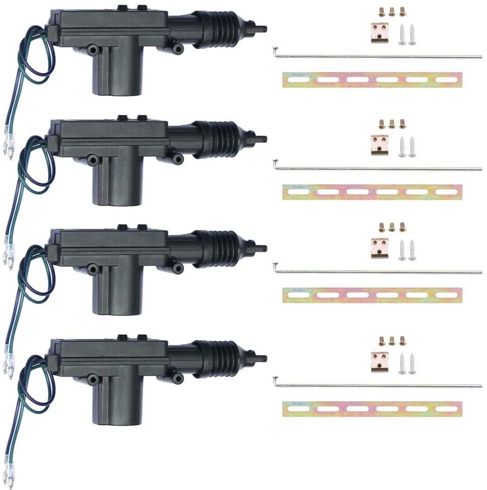 4 Patron PDLA1 Universal Car Heavy Duty High Power Door Lock Actuator 2 Wire 12V Motor