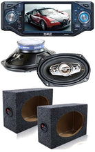 Load image into Gallery viewer, Absolute DMR-455 4.5" DVD/CD/MP3 Motorized 4 x 80W + 6x9" Speaker +Box