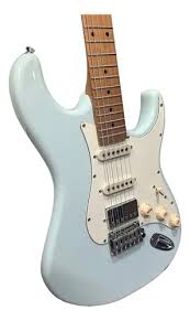 Tagima T 640 SUPER-SNBL-LF/AWH Electric Guitar - Sonic Blue