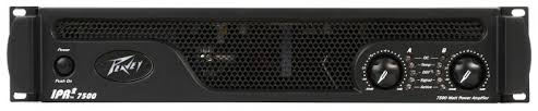 Peavey IPR2 7500 2-channel 7500W Lightweight Power Amplifier +MSP1 Mic System + 2 PV 25' Cables