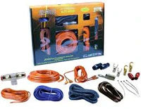 Absolute KIT4OR Complete PRO Marine Auto Car RV 4 Gauge 2000W Amplifier Amp Kit