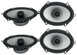 4 ALPINE S2-S68 230W 6x8" 5x7" 2-Way Speaker + Alpine S2-A36F 4-Ch Amplifier + 4 Gauge Amp Kit