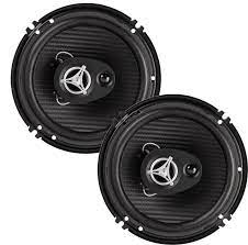 2 Pair Power Acoustik EF-653 6.5″ 3-Way Full-Range Speakers