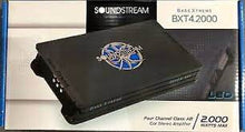 Charger l&#39;image dans la galerie, Soundstream BXT4.2000 Bass Xtreme Series 4Ch Amplifier + 4 Gauge Amp Kit