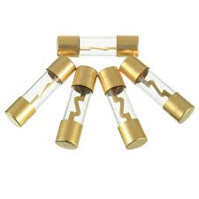 American Terminal TAGU100-5 100 Amp Gold-Plated AGU Glass Fuse (5 Pack)
