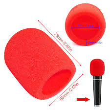 MR DJ SPONGE-C5 5 PCS 5 Color Microphone Sponge Foam Microphone Covers Handheld