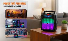 PA Karaoke Wireless Portable Speaker w/ 8