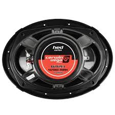 Cerwin Vega H7693 6x9" 3-Way Speakers + Gray Flat Enclosure Speaker Box