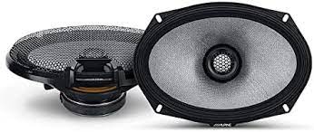 4 Alpine R2-S69 300W 6x9" 2-Way Speakers + R2-A60F 4-Channel Amplifier + Amp Kit