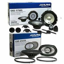 Load image into Gallery viewer, ALPINE SXE-1750S 6.5" 2 Way Component &amp; SXE-6925S 6"x9" 2 Way Car Speakers