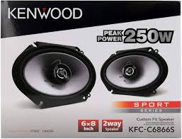 Kenwood KFC-C6866S 6x8" 500W 2Way Car Audio Coaxial Speakers