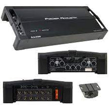 Charger l&#39;image dans la galerie, Power Acoustik RZ5-2500D RAZOR Series 5 Channel Amplifier + 4 Gauge Amp Kit