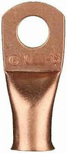 Load image into Gallery viewer, Install Bay CUR138 Copper Uninsulated Ring Terminal 1 Gauge 3/8" 10/PK