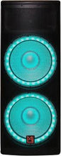 Load image into Gallery viewer, 2 MR DJ PBX6600LED Bluetooth Speaker <br/>Professional Dual 2x15" 5500W Speaker PA DJ LIGHT Bluetooth