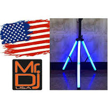 Charger l'image dans la galerie, MR DJ SS600LED Color Stand Universal Color-Changing Stand LED Speaker Stand Tripod Telescoping