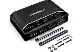 Rockford Fosgate R-300X4 Prime 300W 4-Channel Class D Amplifier + 4 GA Amp Kit