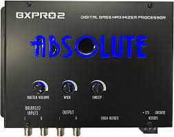 Absolute BXPRO2 Digital Bass Maximizer Processor with Dash Mount Remote