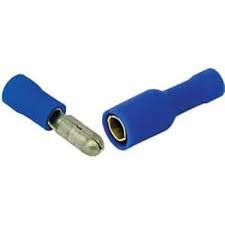 Install Bay BNFB180 Blue Nylon Female Bullet Connector 16-14 Gauge.180 100P