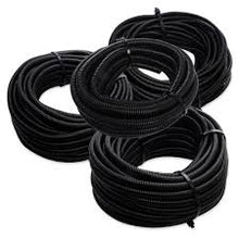 Load image into Gallery viewer, A-T 4-Pack 1/4", 3/8", 1/2", 3/4" x 20 Feet Each Split Wire Loom Convoluted Tubing