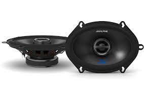 Alpine S-Series S-S57 5"x7" 2-Way Coaxial Speaker and S-S40 4" Coaxial Speaker