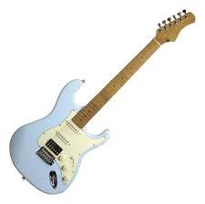 Tagima T 640 SUPER-SNBL-LF/AWH Electric Guitar - Sonic Blue