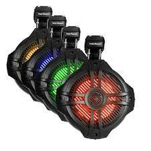 Charger l&#39;image dans la galerie, Power Acoustik MWT-65BL 6.5″ Marine Wake Tower Speakers with RGB LED Lights