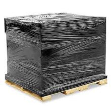 Load image into Gallery viewer, One Rolls Black Hand Stretch Film Pallet Shrink Wrap 18&quot; Wide 1500SQ Ft x 80 Gauge