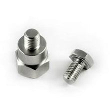 Load image into Gallery viewer, Absolute BTC-50 GM Bolt Power Ring Short Side Post Mount Positive Negative Battery Terminal Chrome Plated