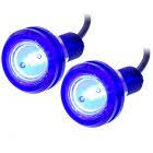 Charger l'image dans la galerie, Heise HE-SALB Blue Accent Light with Silver Frame - .75 Inch, 3 Watt