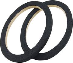 4 15" Black Carpeted MDF Car Stereo Speaker Woofer Subwoofer Sub Ring Spacer