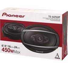 Pioneer (2 Pairs) TS-A6960F 4-Way 450 Watt 6" x 9" Coaxial Car Speakers 6x9 with 16 Gauge 50ft Speaker Wire