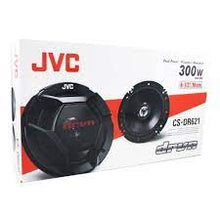 Load image into Gallery viewer, JVC CS-DR621 600W Peak (100W RMS) 6.5&quot; DRVN Series 2-Way Coaxial Car Speakers