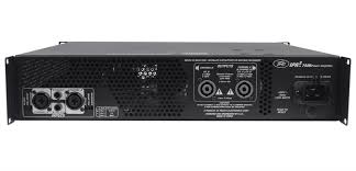 Peavey IPR2 7500 2-channel 7500W Lightweight Power Amplifier +PVI100XLR Mic+2 Speaker Cables