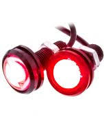 Charger l'image dans la galerie, Heise HE-BALR Red Accent Light with Black Frame - .75 Inch, 3 Watt