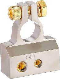 Absolute 2/ 4 / 8 Gauge AWG Car Battery Terminal Chrome Positive