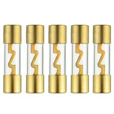 Absolute AGU40-5 40 Amp Gold-Plated AGU Glass Fuse (10 Pack)