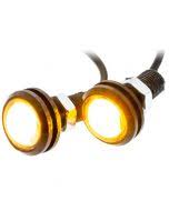 Charger l'image dans la galerie, Heise HE-BALY Yellow Accent Light with Black Frame - .75 Inch, 3 Watt