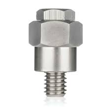 2 Absolute BTC-50 GM Short Side Post Mount Positive Negative Battery Terminal Chrome Plated